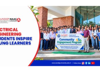 Bridging Science and Society: Sandip University Electrical Engineering Students Inspire Young Learners