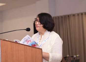 Neelam Saxena Chandra’s 85th Book, The Soul’s Sky, Released at LWG LitFest