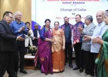 Dr. Dipti Patel Takes Oath as 111th President of IMA Surat