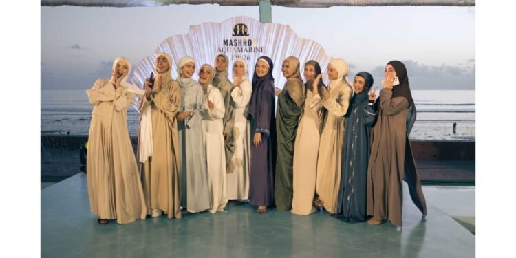 Gauahar Khan unveils Mashroo’s Aquamarine FW’26 collection celebrating the modern woman’s take on modest fashion