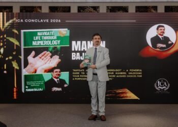 Mr. Manan Bajjaj Launched The Book Navigate Life Through Numerology at ICA Conclave 2026 in Goa