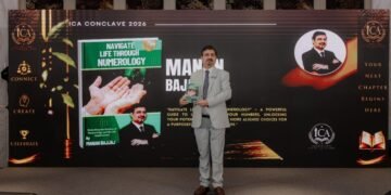Mr. Manan Bajjaj Launched The Book Navigate Life Through Numerology at ICA Conclave 2026 in Goa