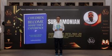 From Engineer to Author: Mr. Subramonian Launched ‘Children Become What They Experience’ at ICA Conclave 2026