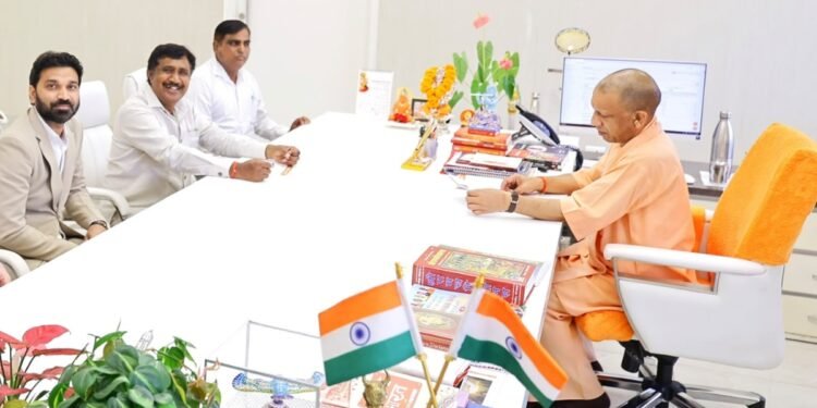 Moonlit Infra Founder Monu Chauhan Meets CM Yogi Adityanath to Discuss Ayodhya’s Future Development