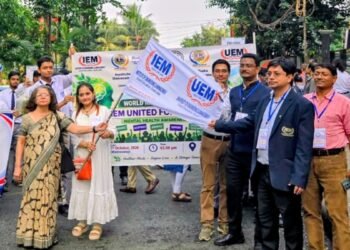 1,200 IEM Students, Faculty join Mental Health Awareness Rally in Kolkata