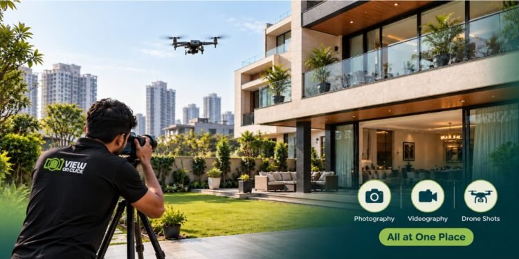 Struggling to Showcase Your Property Professionally? View On Click Offers Photography, Videography and Drone Services Under One Roof in Noida and Delhi NCR