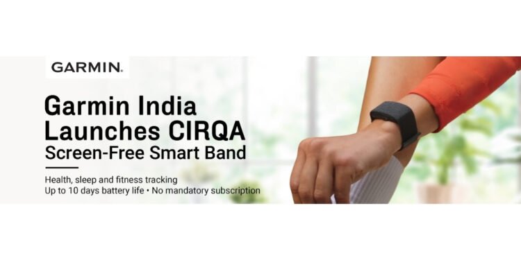 Garmin India Launches Screen-Free CIRQA Smart Band