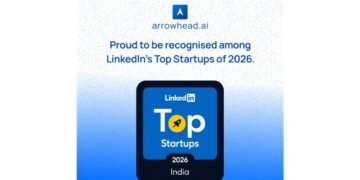 Arrowhead Recognised Among India’s Top 20 Tech Startups in LinkedIn’s 2026 List
