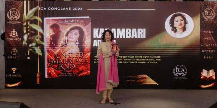 At ICA Conclave 2026, Kadambari Advani Launched Her Book UN-TIED MARRIAGE KNOT