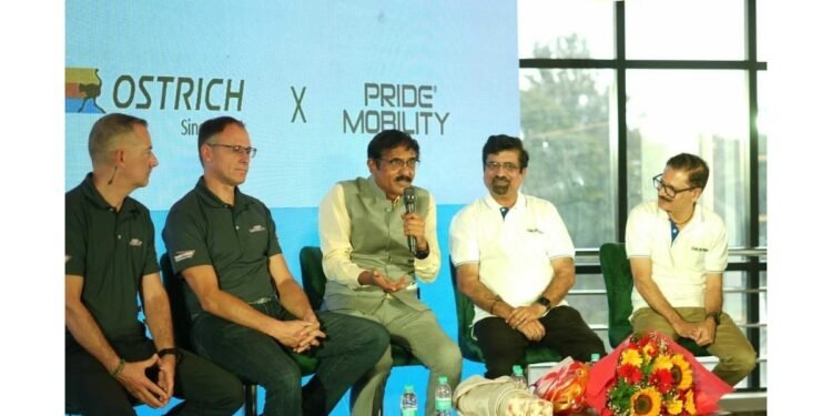 Ostrich mobility partners with global leader pride mobility to revolutionize assistive rehabilitation and expand indigenous excellence across india