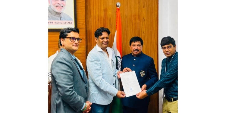 Dr. Eluri Sreedhar Nominated as Chairman of Para Sports Association of Gujarat in the Presence of Shri Satyanarayan (Chairperson, PCI) & Shri Rahul Swami (CEO, PCI)