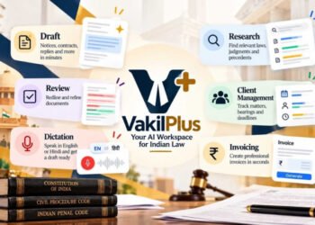 As India’s Top Law Firms Embrace AI, VakilPlus Wants to Bring It to Every Lawyer