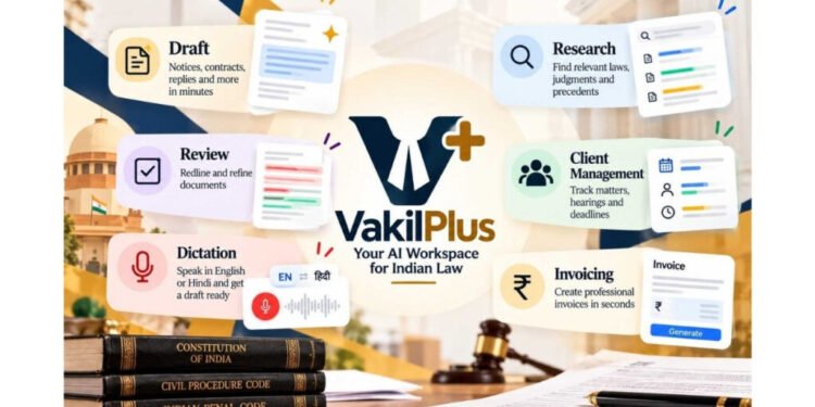 As India’s Top Law Firms Embrace AI, VakilPlus Wants to Bring It to Every Lawyer
