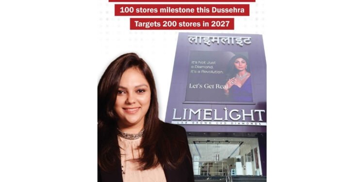 Limelight Lab Grown Diamonds crosses 100 stores milestone this Dussehra: targets 200 in 2027