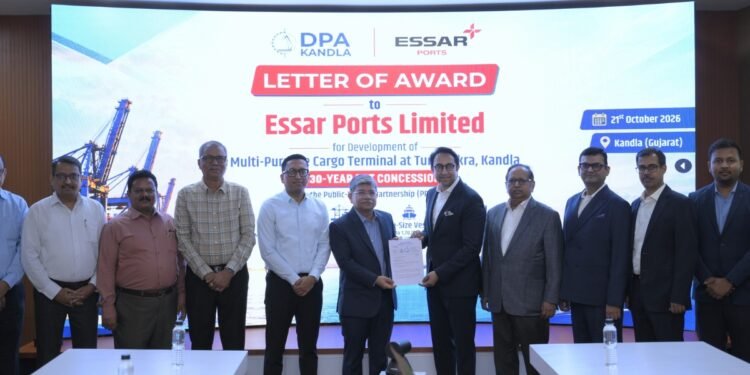 Deendayal Port Authority Awards Tuna Tekra Cargo Terminal Project to Essar Ports