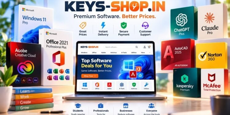 Keys-Shop.in: Making Premium Software More Affordable for Students, Professionals and Businesses