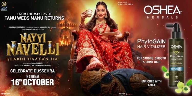 Oshea Herbals Strengthens Its Brand Presence Through Association with movie Navya Naveli, Reaching Audiences Across 400+ Cinemas Pan India