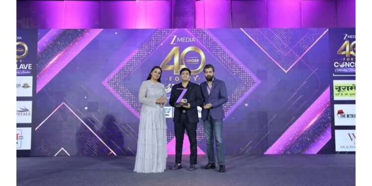 Archit Garg Recognised among 40 leaders at Zee Media’s 40 under Forty Conclave
