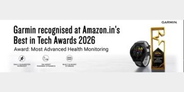 Garmin Receives ‘Most Advanced Health Monitoring Smartwatch’ Award At Amazon.in’s ‘Best in Tech Awards 2026’