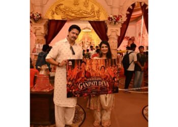 A Divine Double Blessing for Singer Rashmi Arya: ‘Ganpati Deva’ Unveiled Under the Auspicious Blessings of Lalbaugcha Raja & Andhericha Raja