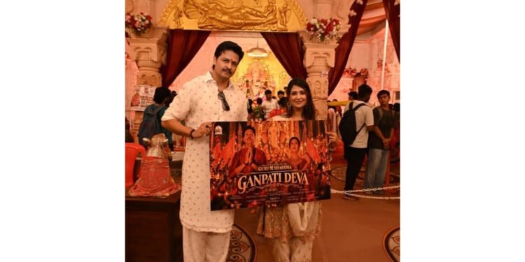 A Divine Double Blessing for Singer Rashmi Arya: ‘Ganpati Deva’ Unveiled Under the Auspicious Blessings of Lalbaugcha Raja & Andhericha Raja