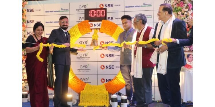 Leading provider of IT integrated network solutions Bench Mark Infotech Services gets listed at NSE Emerge