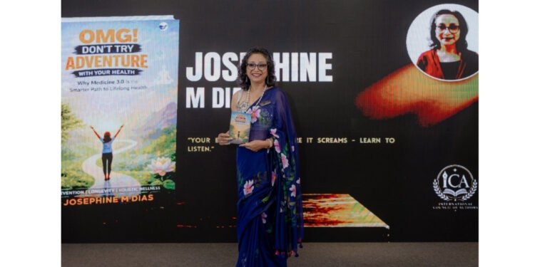 Josephine M Dias Unveils Debut Book ‘OMG! Don’t Try Adventure With Your Health’ at ICA Conclave 2026