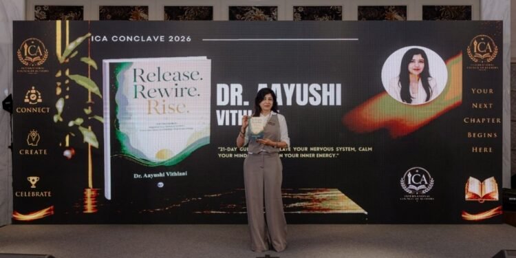 Dr. Aayushi Vithlani Unveils ‘Rewire, Rise’ at ICA Conclave 2026 in Goa
