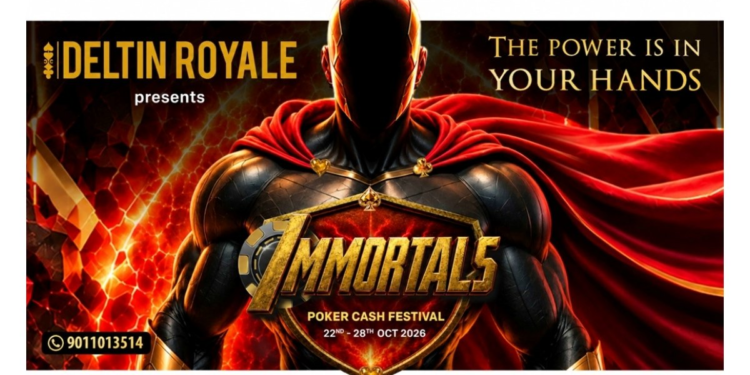 Deltin Unveils ‘IMMORTALS’ 2026 A week of poker, prizes and celebration at Deltin Royale, Goa